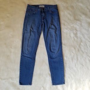 Free People Cropped Skinny Jeans Size 26